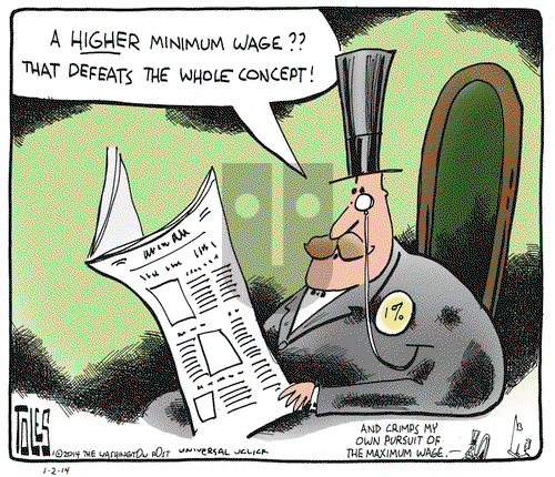 Tom Toles on Thursday January 2, 2014 Comic Strip