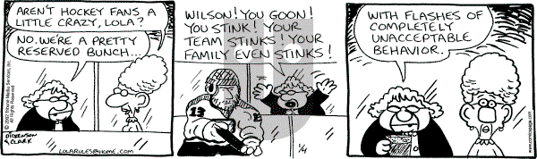 Lola on Monday December 30, 2002 Comic Strip