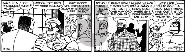 Alley Oop on Tuesday September 30, 1980 Comic Strip