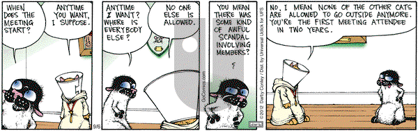 Get Fuzzy on Thursday September 6, 2012 Comic Strip