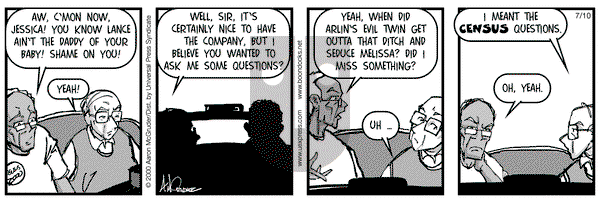 The Boondocks on Monday July 10, 2000 Comic Strip