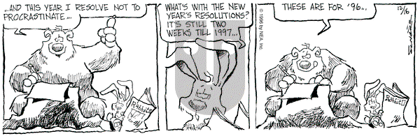 The Grizzwells on Monday December 16, 1996 Comic Strip