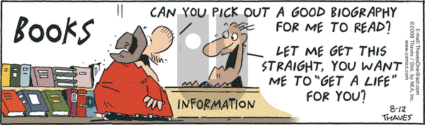 Frank and Ernest on Wednesday August 12, 2009 Comic Strip