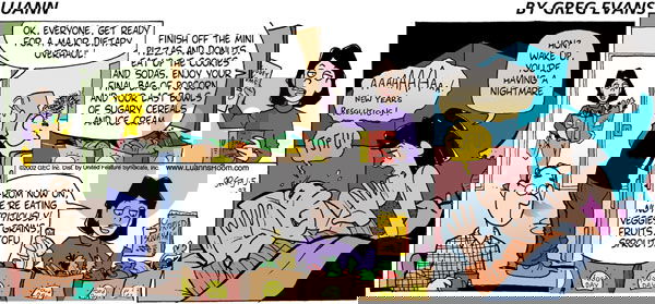 Luann on Sunday January 5, 2003 Comic Strip