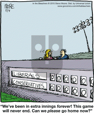 In the Bleachers on Thursday May 7, 2015 Comic Strip