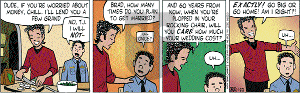 Luann on Saturday January 23, 2016 Comic Strip