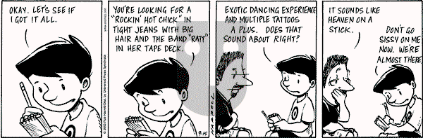 Big Top on Monday September 15, 2003 Comic Strip