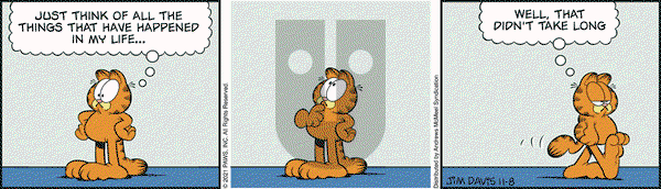 Garfield - Monday November 8, 2021 Comic Strip