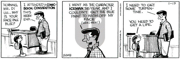Grand Avenue on Monday January 13, 2003 Comic Strip