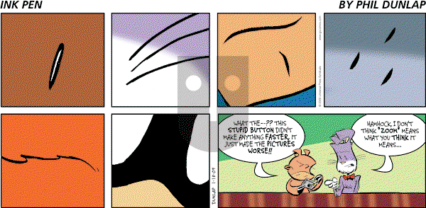 Ink Pen - Sunday January 18, 2009 Comic Strip