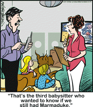 Marmaduke on Saturday August 19, 2017 Comic Strip