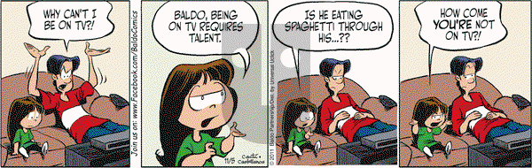 Baldo on Saturday November 5, 2011 Comic Strip