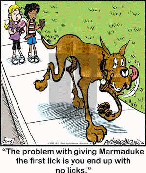 Marmaduke on Thursday October 6, 2016 Comic Strip