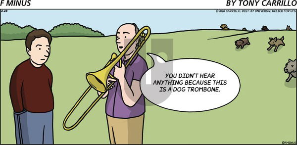 F Minus on Sunday February 28, 2016 Comic Strip
