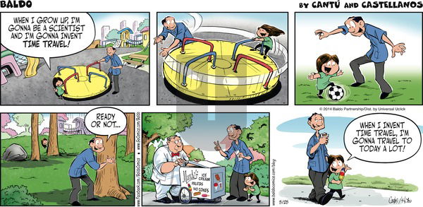 Baldo on Sunday May 25, 2014 Comic Strip