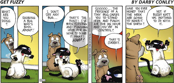 Get Fuzzy on Sunday September 1, 2002 Comic Strip