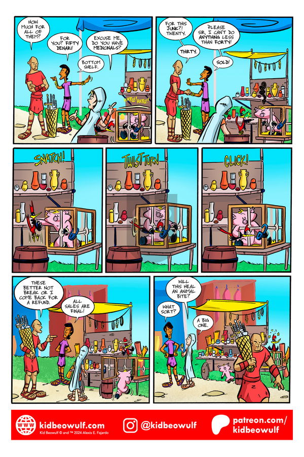 Kid Beowulf on Monday January 6, 2025 Comic Strip
