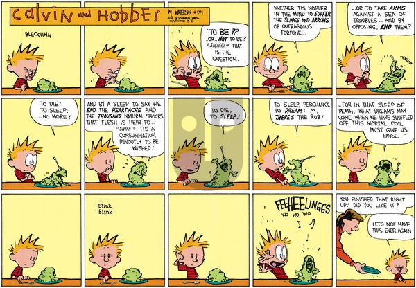 Calvin and Hobbes on Sunday March 6, 1994 Comic Strip
