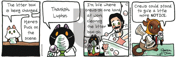 Breaking Cat News on Wednesday January 17, 2018 Comic Strip