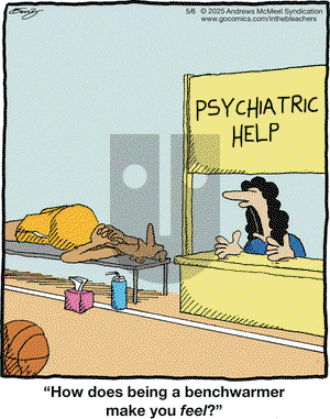 In the Bleachers on Tuesday May 6, 2025 Comic Strip