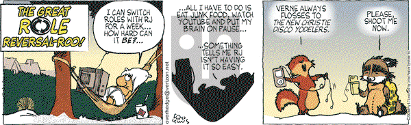 Over the Hedge on Tuesday February 17, 2009 Comic Strip