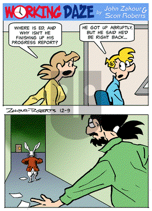 Working Daze - Monday December 9, 2024 Comic Strip