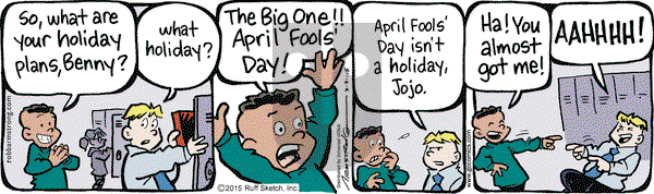 JumpStart on Tuesday March 31, 2015 Comic Strip