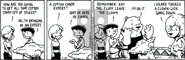 Big Top on Thursday July 18, 2002 Comic Strip