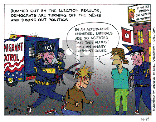 Ted Rall on Wednesday January 1, 2025 Comic Strip