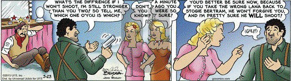 Alley Oop on Monday March 23, 2015 Comic Strip