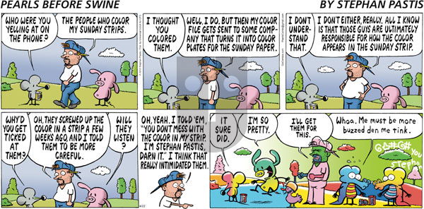 Pearls Before Swine - Sunday April 22, 2012 Comic Strip