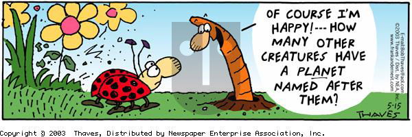 Frank and Ernest - Thursday May 15, 2003 Comic Strip