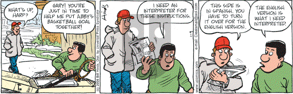 Cleats - Monday January 9, 2006 Comic Strip