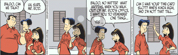 Baldo - Wednesday April 8, 2009 Comic Strip
