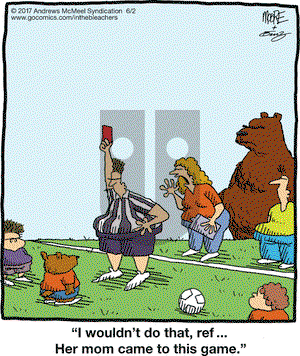 In the Bleachers on Friday June 2, 2017 Comic Strip