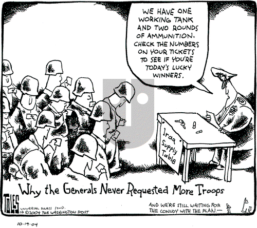 Tom Toles on Tuesday October 19, 2004 Comic Strip