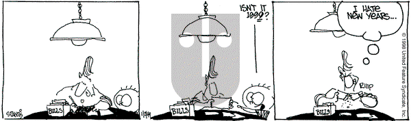 The Buckets - Saturday January 2, 1999 Comic Strip