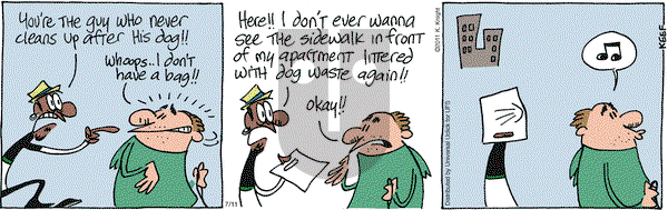 The Knight Life on Monday July 11, 2011 Comic Strip
