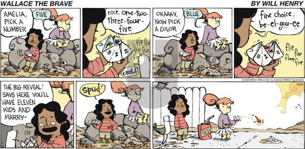 Wallace the Brave on Sunday October 25, 2020 Comic Strip