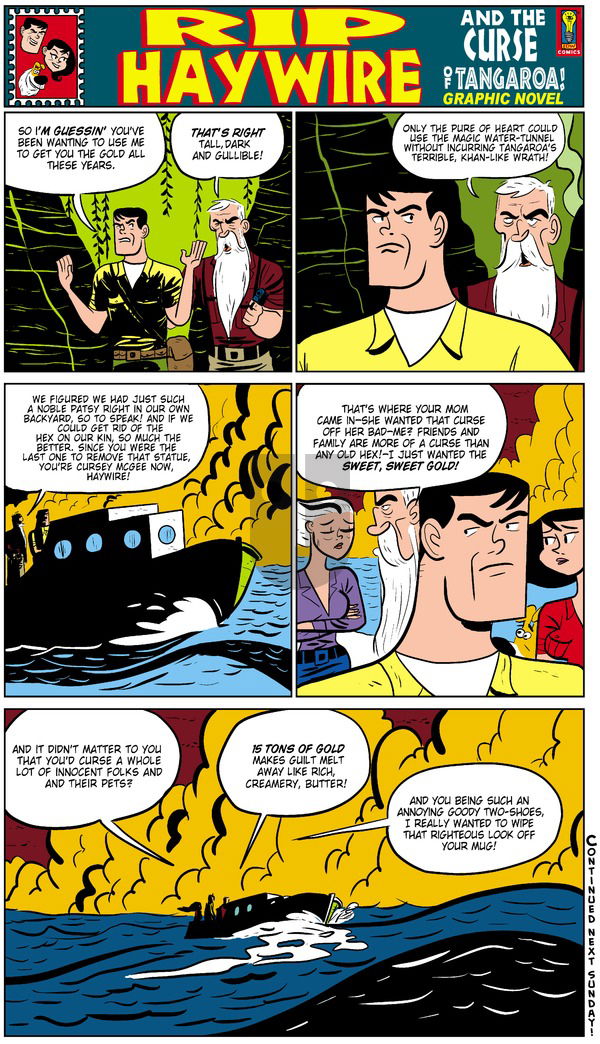 Rip Haywire on Sunday February 8, 2015 Comic Strip