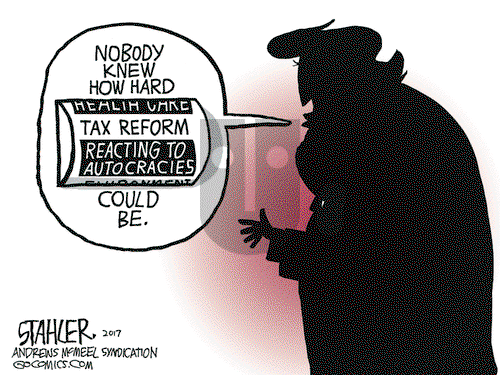 Jeff Stahler on Thursday April 6, 2017 Comic Strip