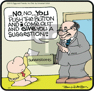 Ziggy on Monday January 7, 2013 Comic Strip