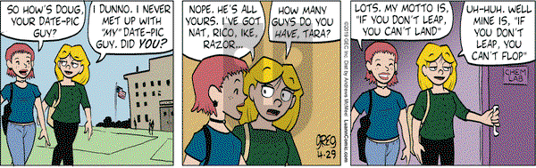 Luann on Monday April 29, 2019 Comic Strip