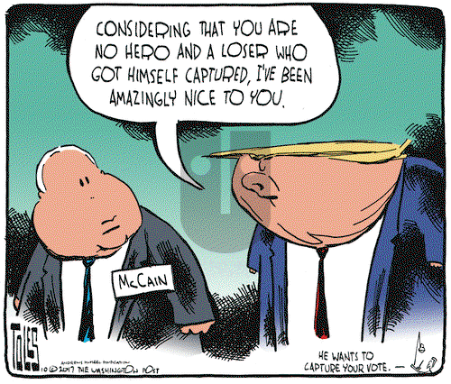 Tom Toles on Thursday October 19, 2017 Comic Strip