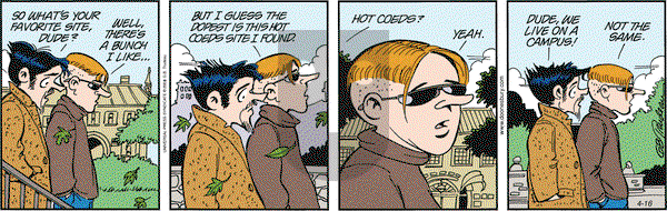 Doonesbury on Friday April 16, 2004 Comic Strip