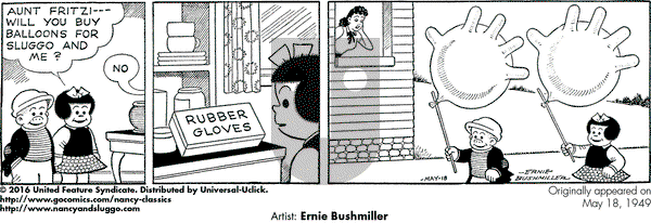 Nancy Classics on Wednesday May 18, 2016 Comic Strip