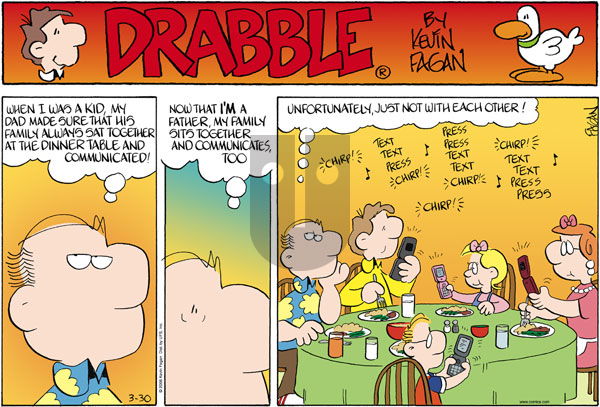 Drabble on Sunday March 30, 2008 Comic Strip