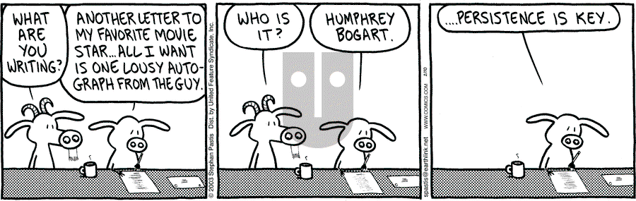 Pearls Before Swine - Monday February 10, 2003 Comic Strip