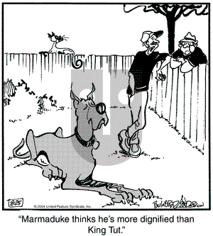 Marmaduke on Wednesday August 25, 2004 Comic Strip