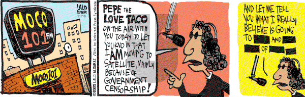 La Cucaracha on Friday November 18, 2005 Comic Strip